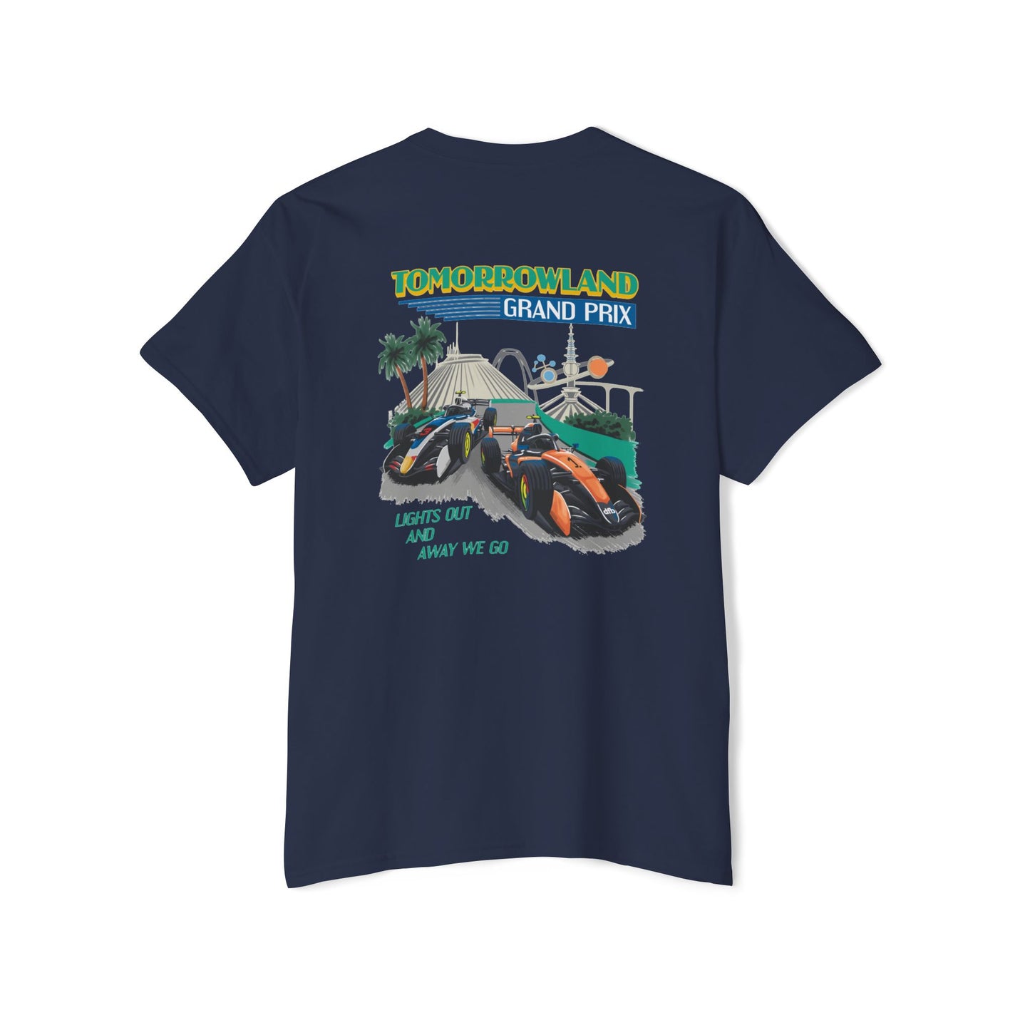 Tomorrowland Grand Prix - Front & Back w/ Pocket - Unisex Heavy Cotton Pocket Tee