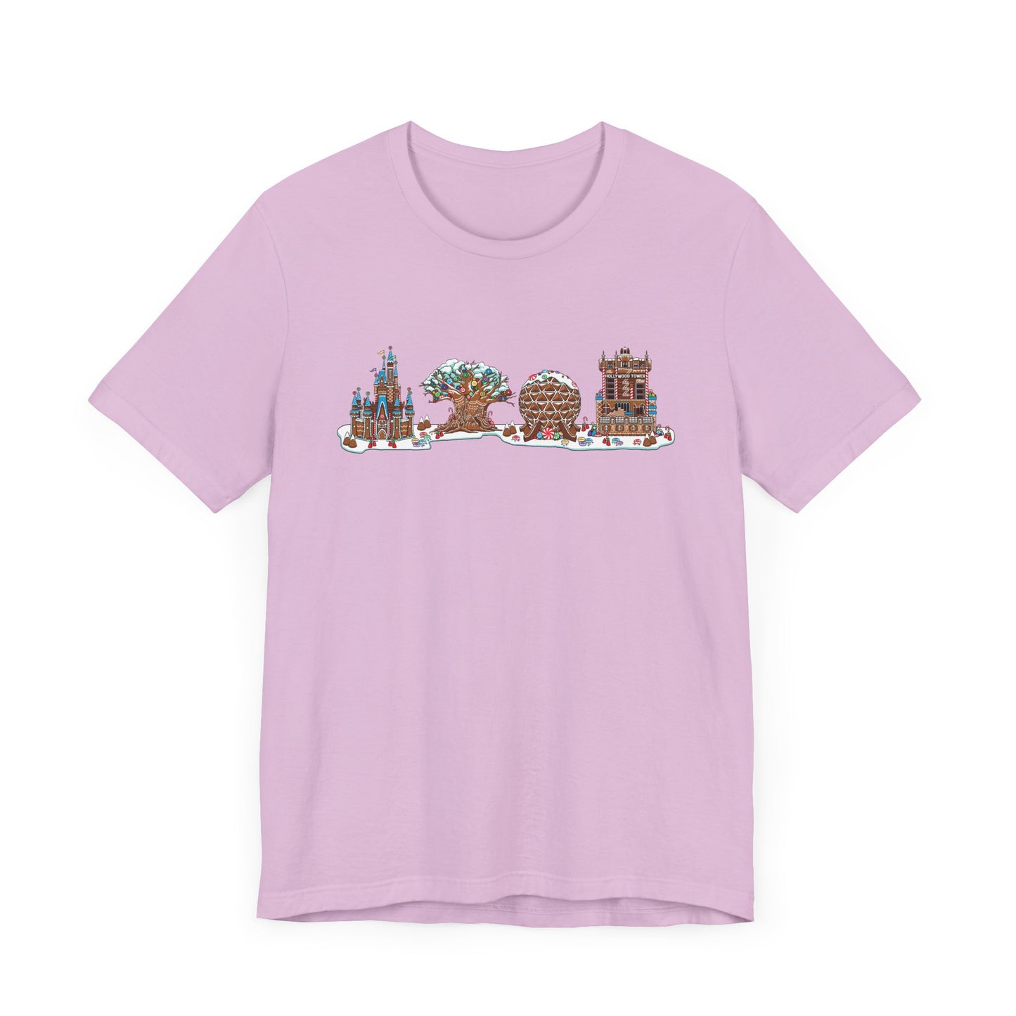 Gingerbread Park Icons - Adult Tee Shirt