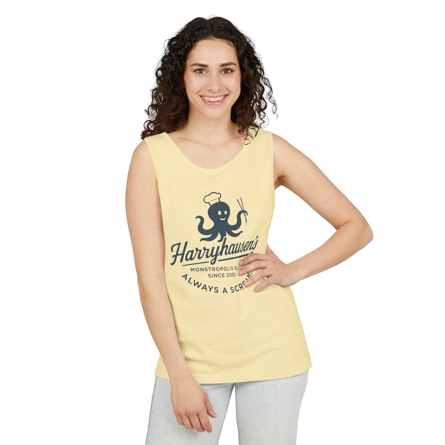 Harryhausen's - Unisex Garment-Dyed Tank Top