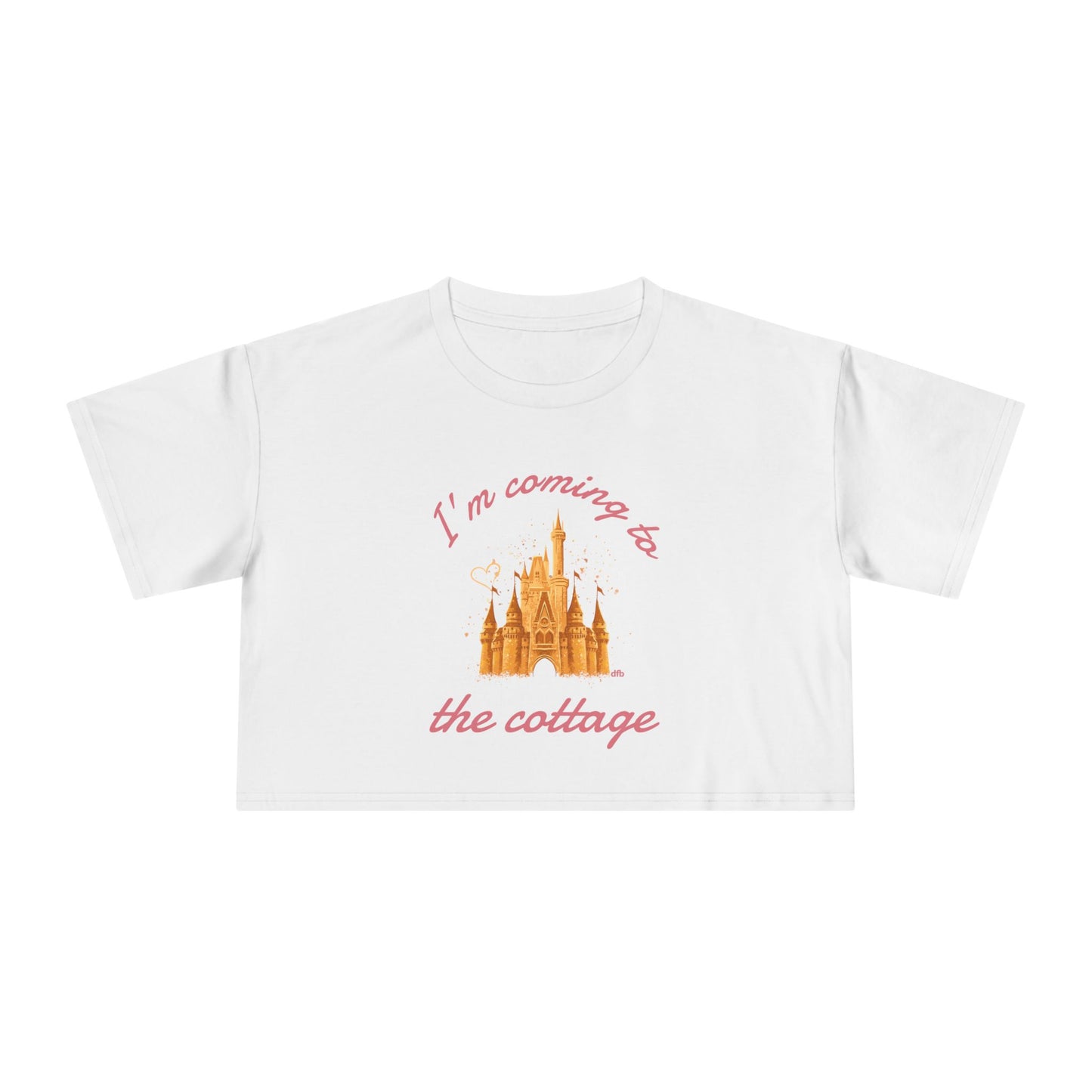 I'm Coming to the Cottage - Women's Crop Tee