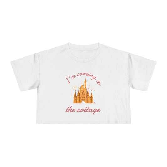 I'm Coming to the Cottage - Women's Crop Tee