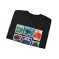 Hollywood Studios Vintage Stamps - Adult Crewneck Sweatshirt