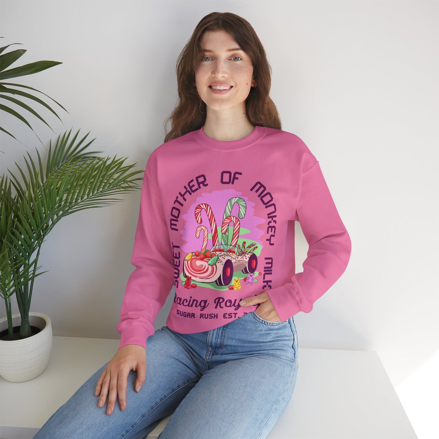 Vanellope von Schweetz - Racing Royalty - Adult Crewneck Sweatshirt