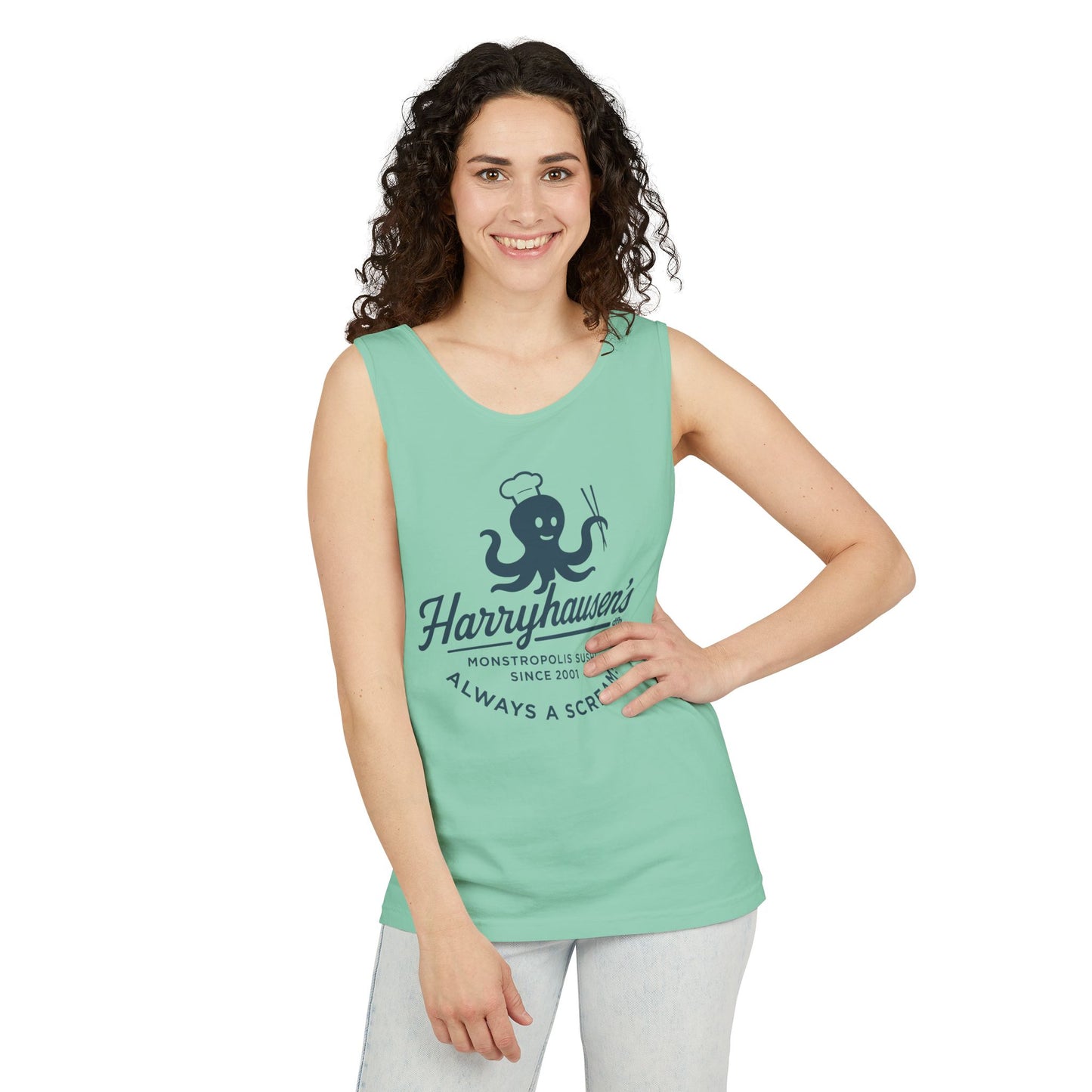 Harryhausen's - Unisex Garment-Dyed Tank Top