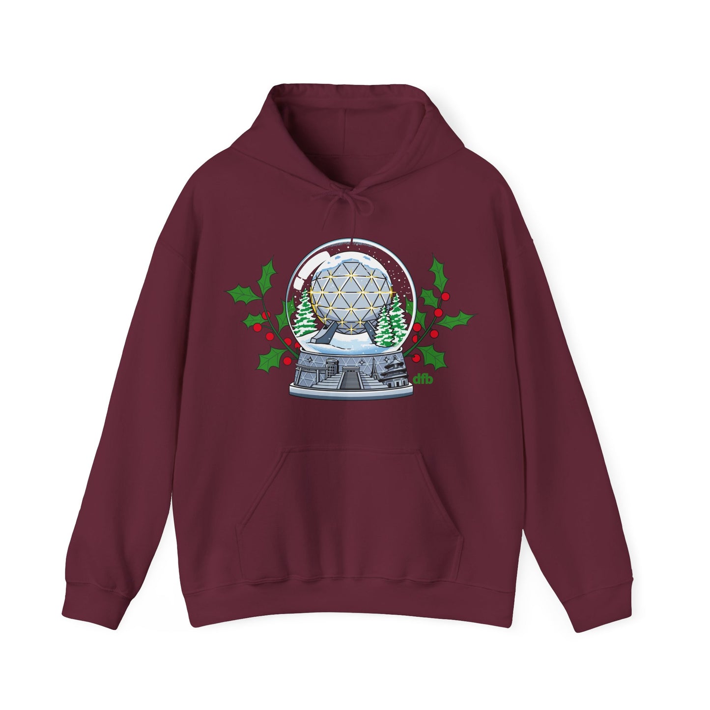 EPCOT Snowglobes -  Adult Hoodie Sweatshirt