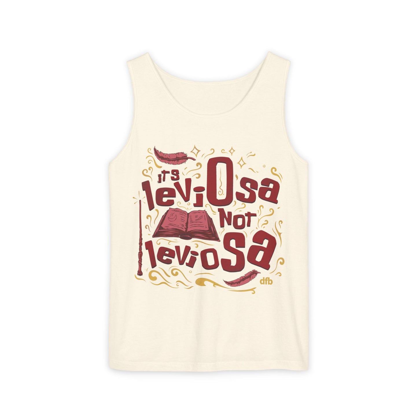 Hermione Quote - Unisex Garment-Dyed Tank Top