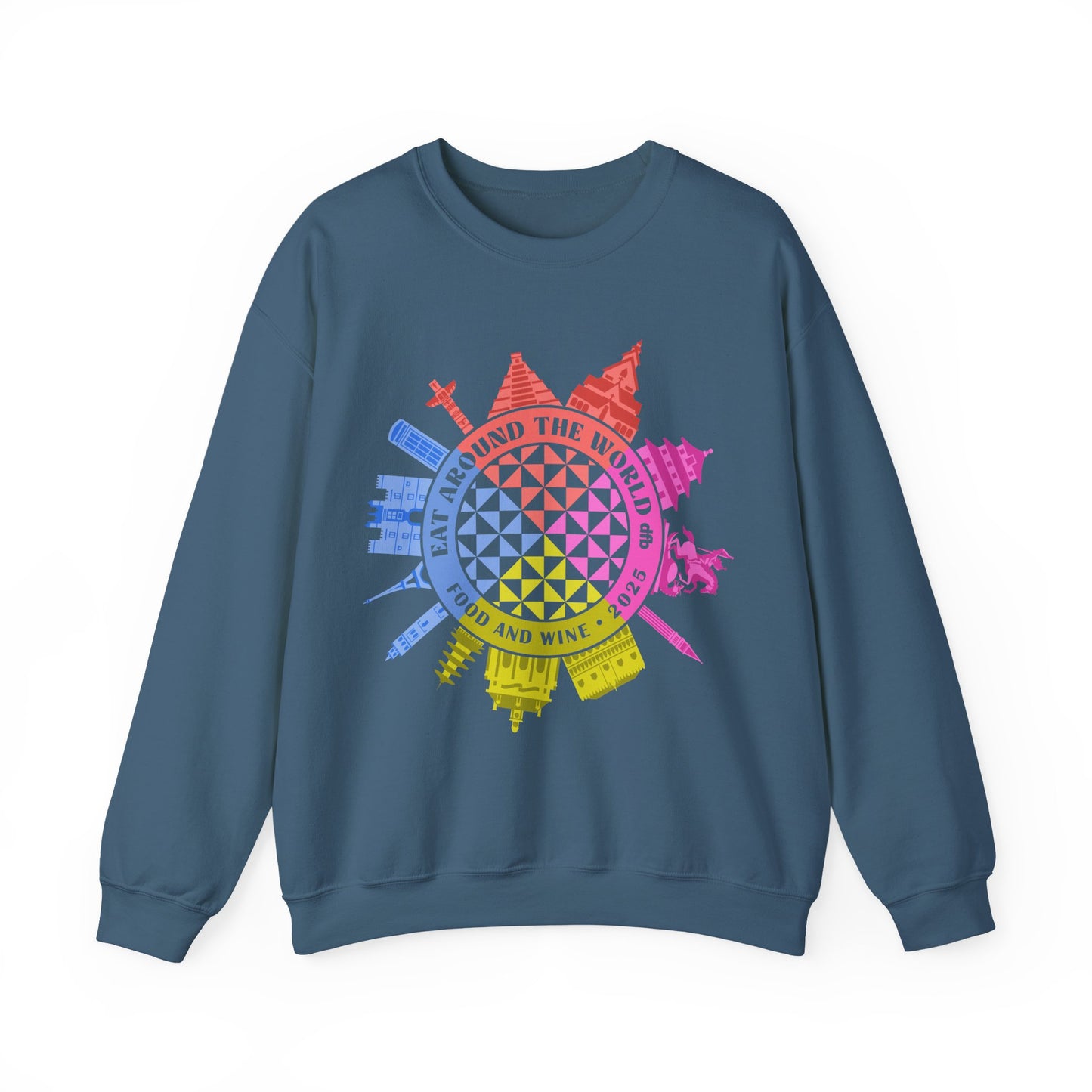 LIMITED EDITION Food & Wine Compass - Adult Crewneck Sweatshirt