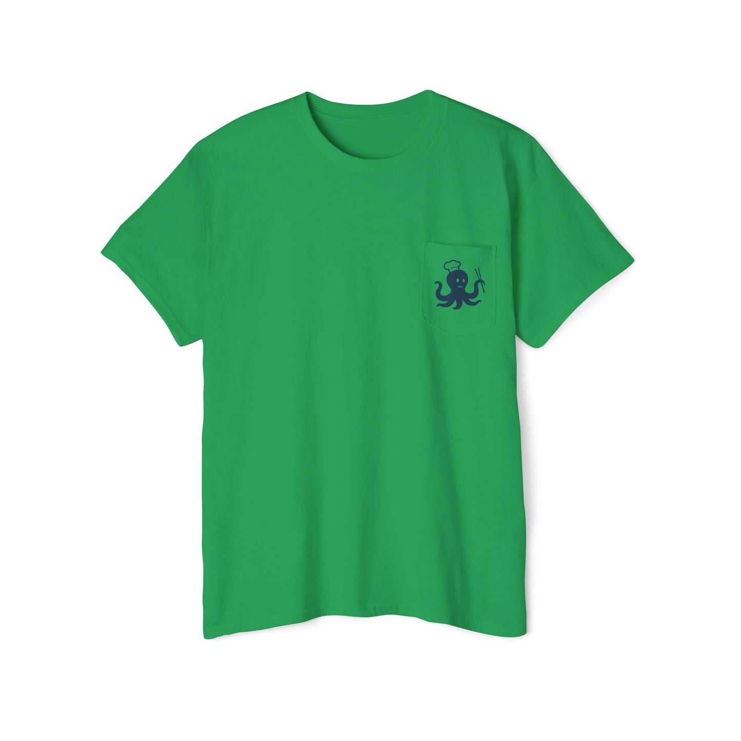 Harryhausen's - Front & Back w/ Pocket - Unisex Heavy Cotton Pocket Tee