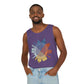 Food & Wine Compass - Unisex Garment-Dyed Tank Top