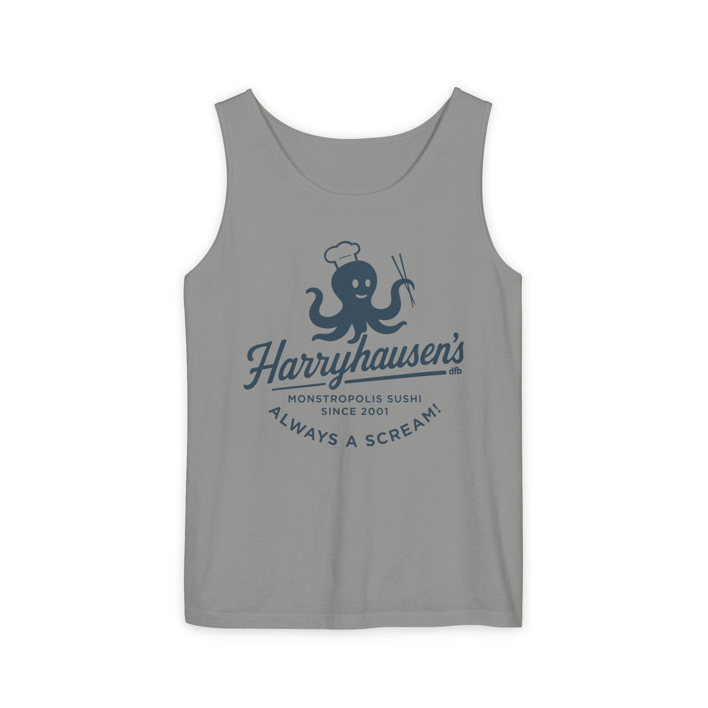 Harryhausen's - Unisex Garment-Dyed Tank Top