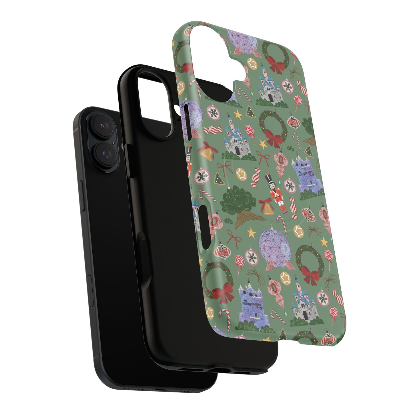 Park Icons Vintage Ornaments - Tough Magnetic iPhone Case