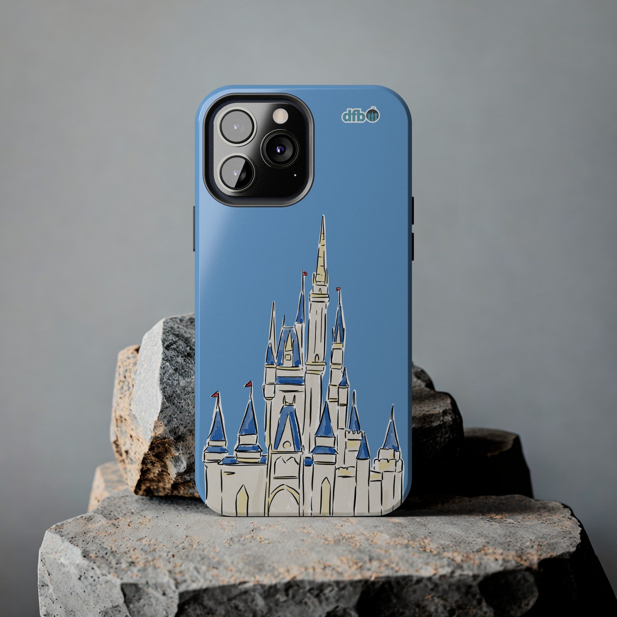 Disney Parks Cinderella Castle Blue iPhone 14 Pro Max Case online New