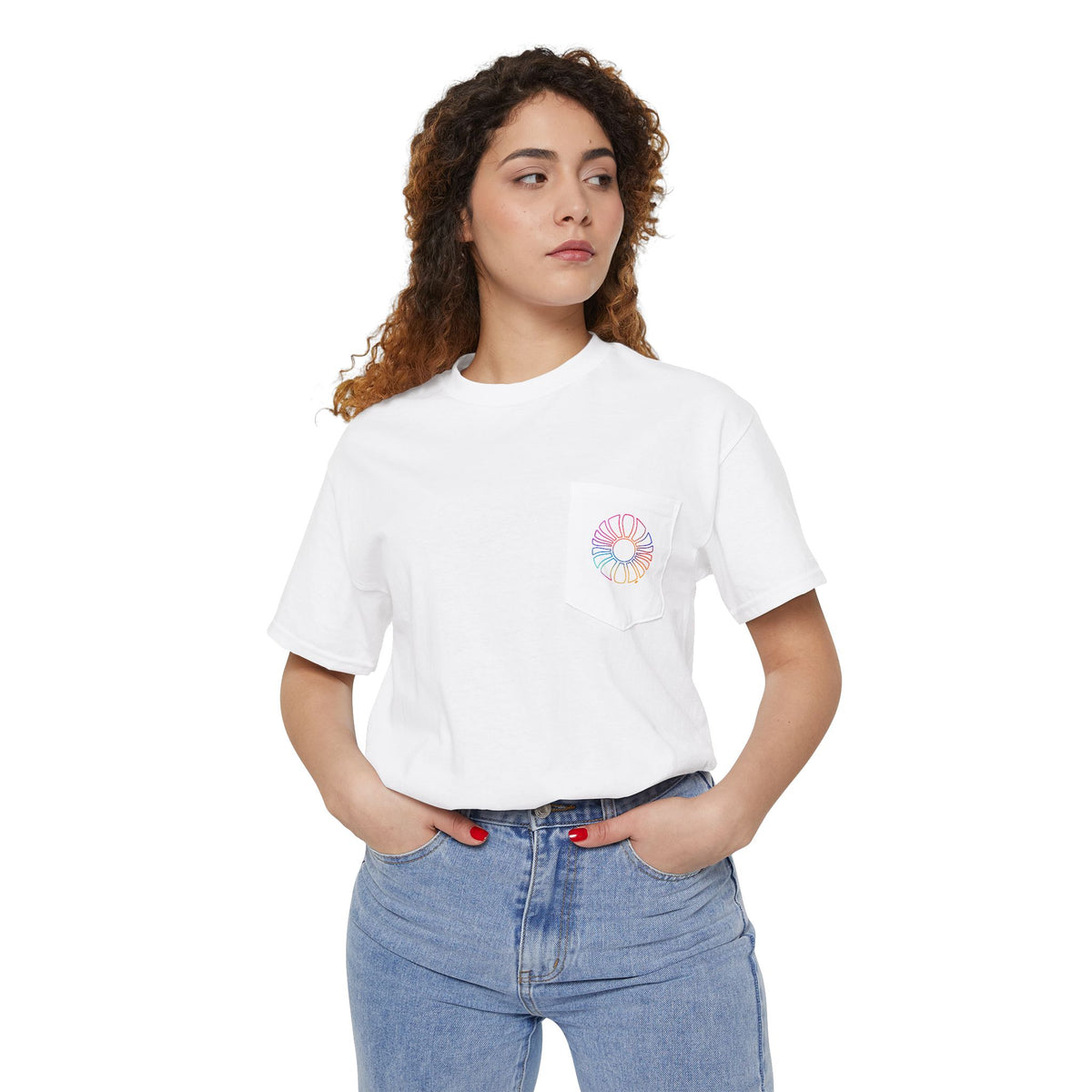 LIMITED EDITION Great Big Beautiful Tomorrow - Front & Back w/ Pocket - Unisex Heavy Cotton Pocket Tee