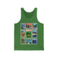 Animal Kingdom Vintage Stamps - Adult Unisex Tank Top