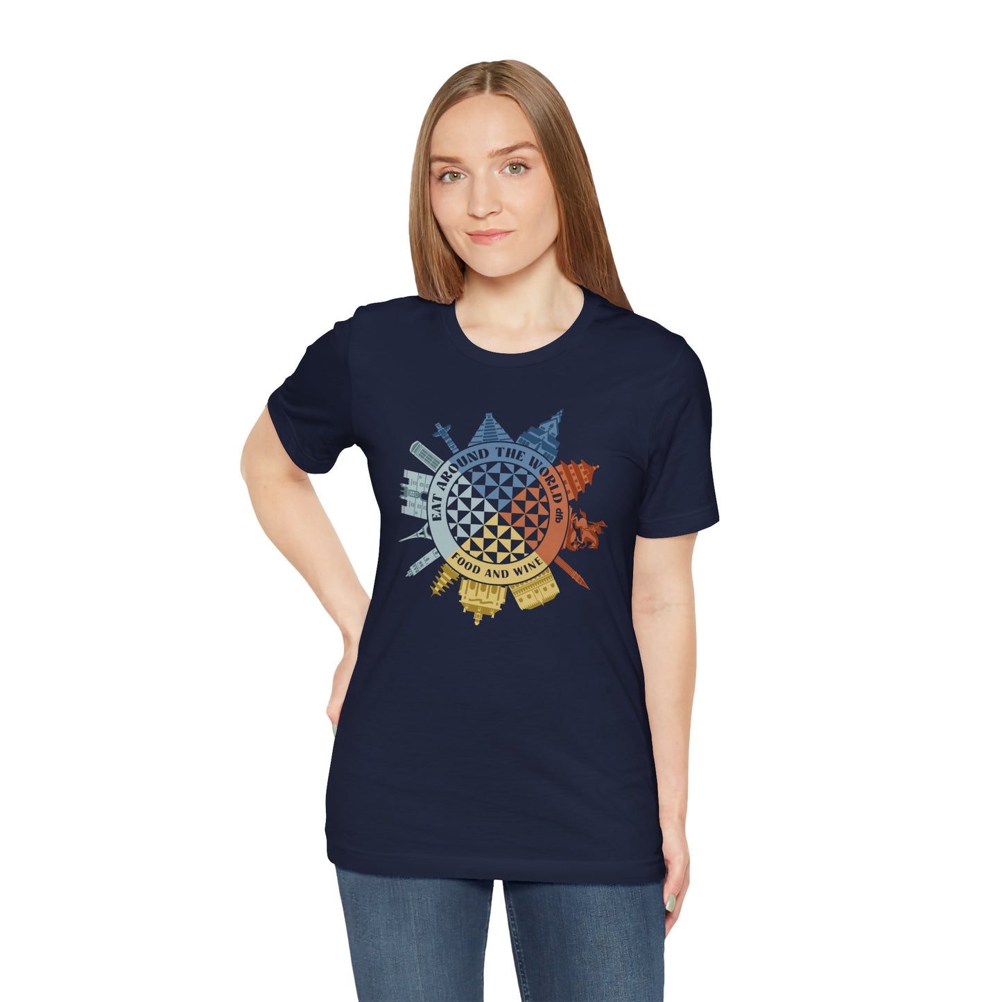 Food & Wine Compass - Adult Tee Shirt