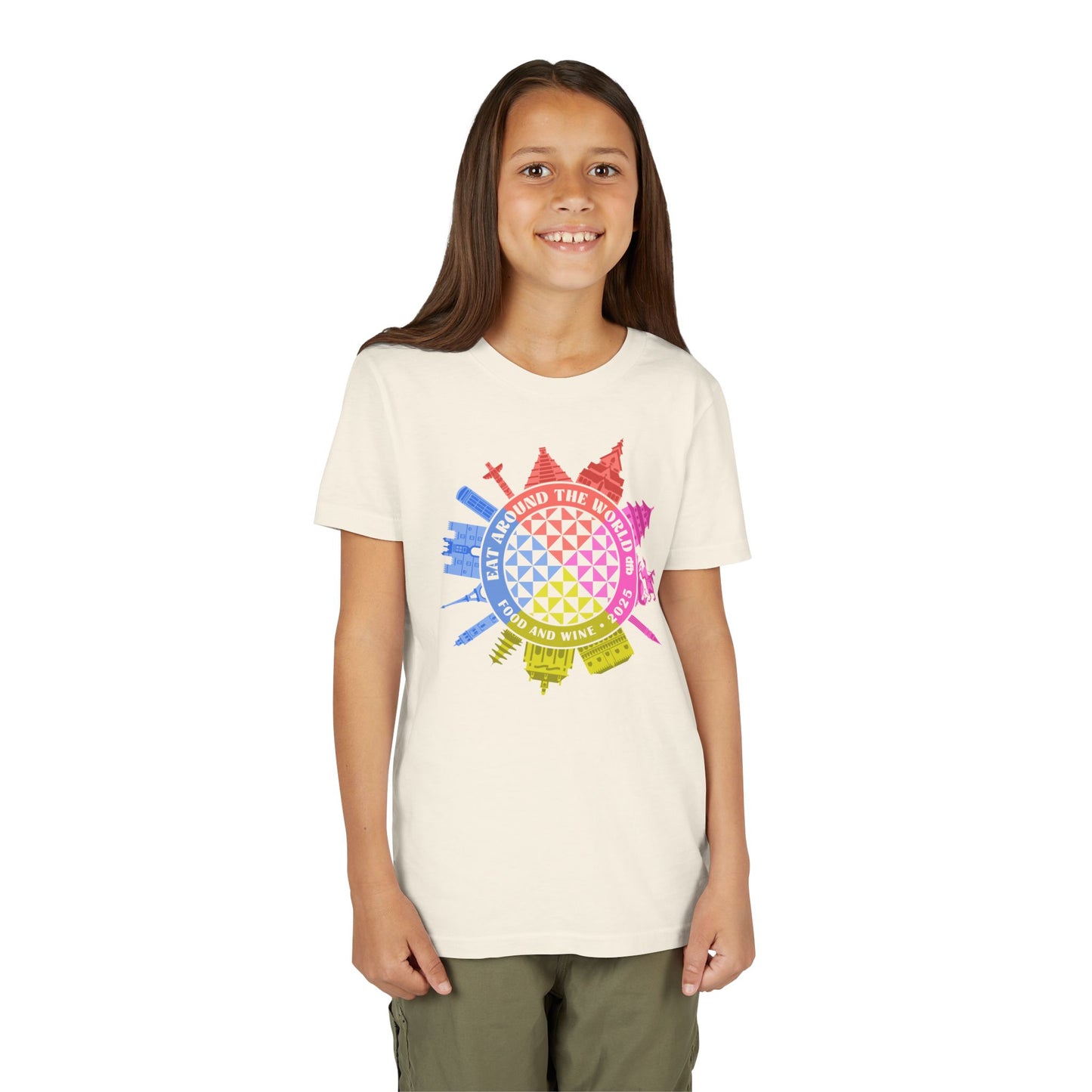LIMITED EDITION Food & Wine Compass -  Kid's Short Sleeve Tee Shirt
