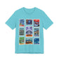 EPCOT Vintage Stamps - Adult Tee Shirt