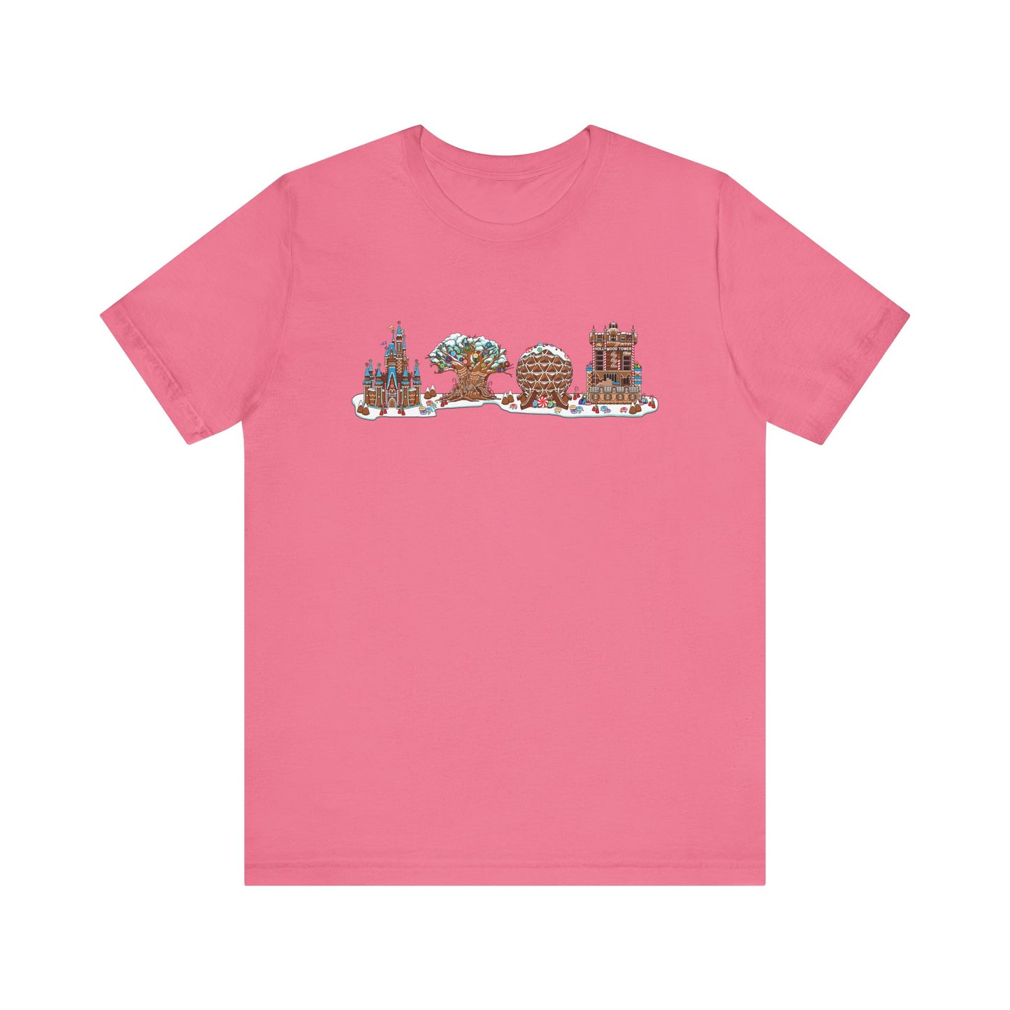 Gingerbread Park Icons - Adult Tee Shirt