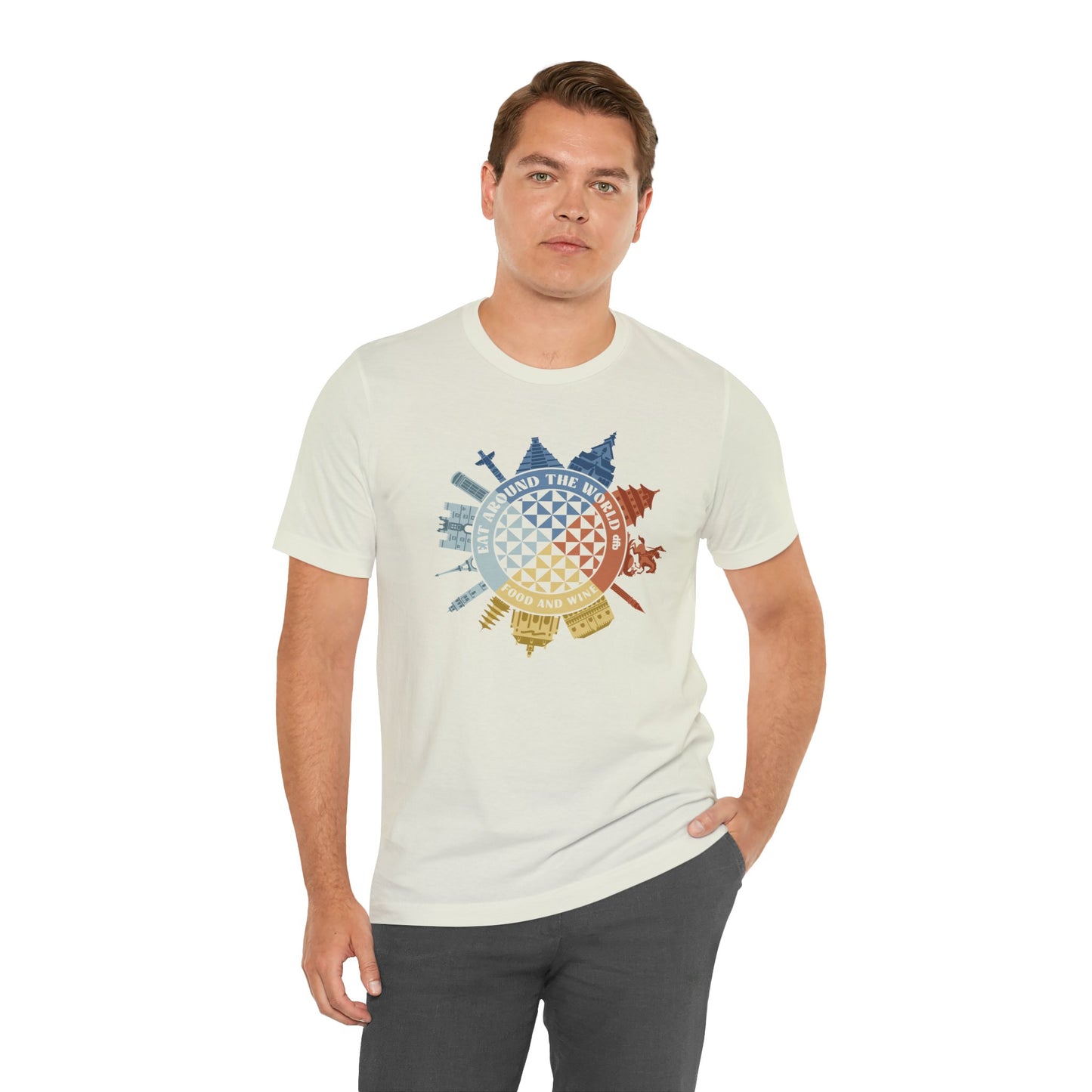 Food & Wine Compass - Adult Tee Shirt