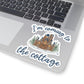 Snowy Cabin Castle, I'm Coming to the Cottage  - Kiss-Cut Stickers