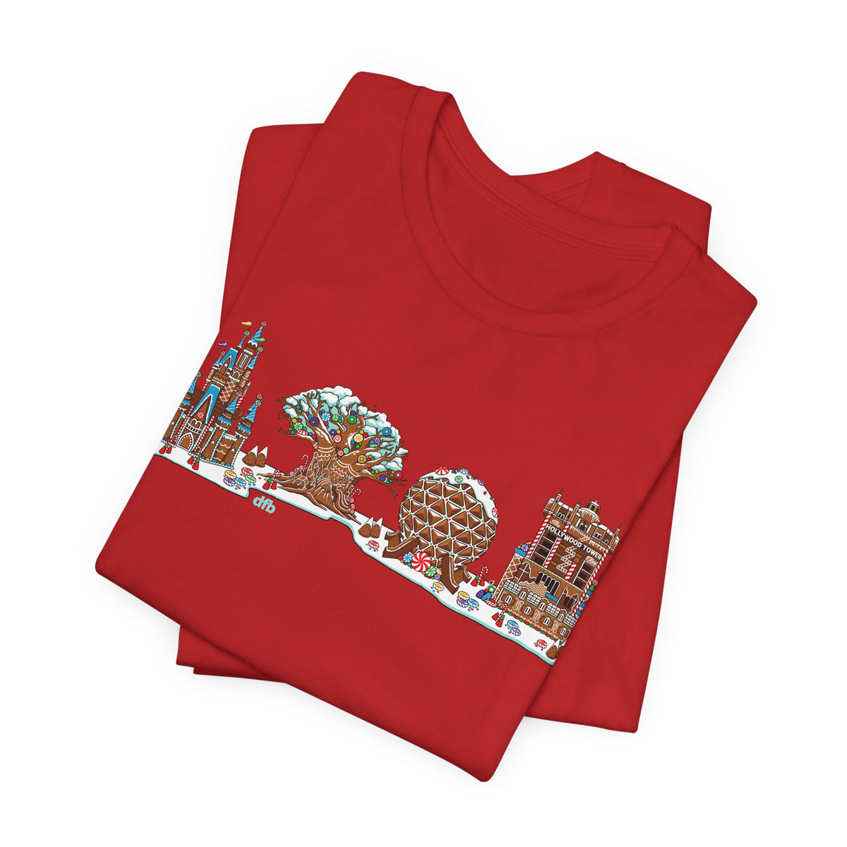 Gingerbread Park Icons - Adult Tee Shirt