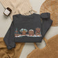 Gingerbread Park Icons - Adult Crewneck Sweatshirt