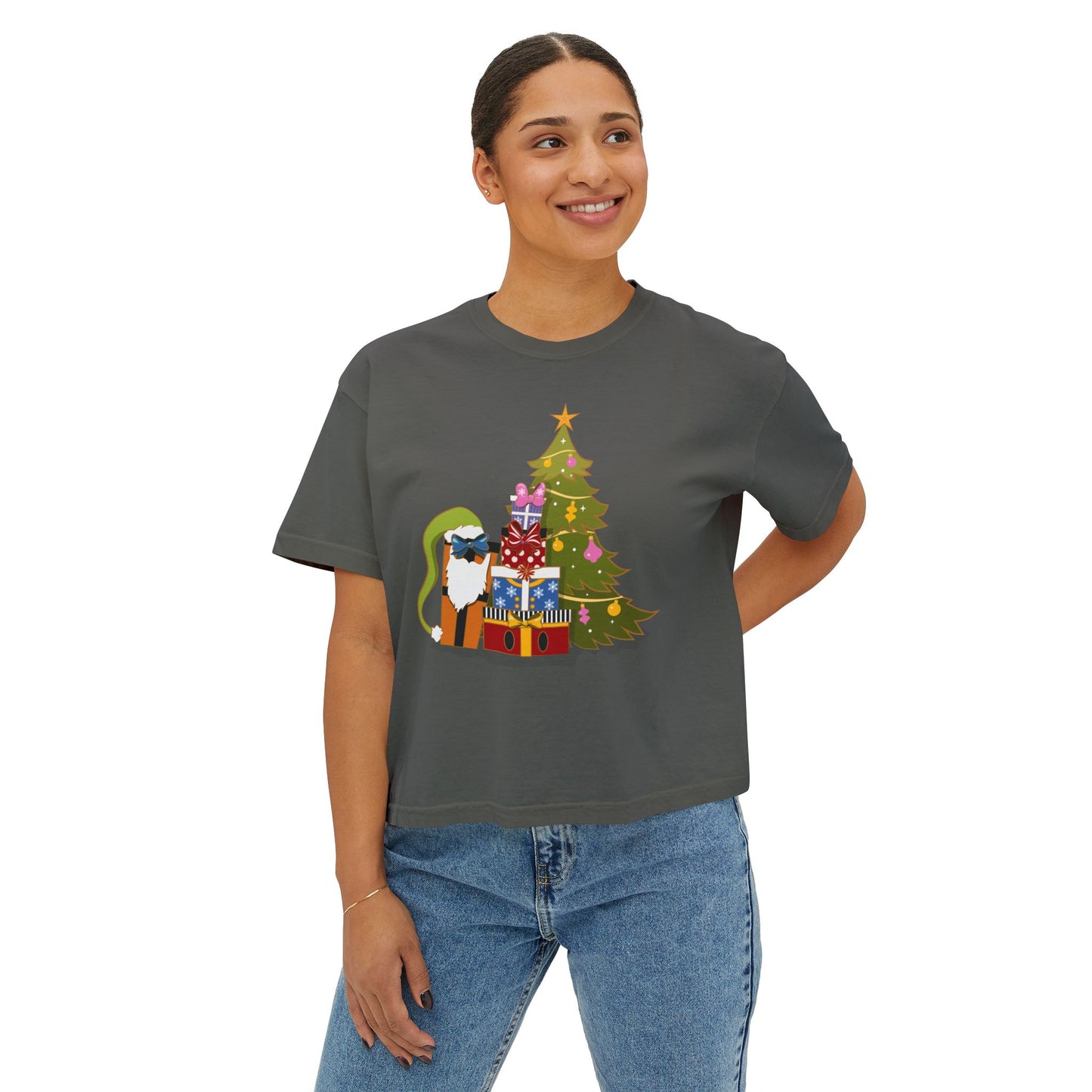 Fab 5 as Christmas Presents - Women's Boxy Tee