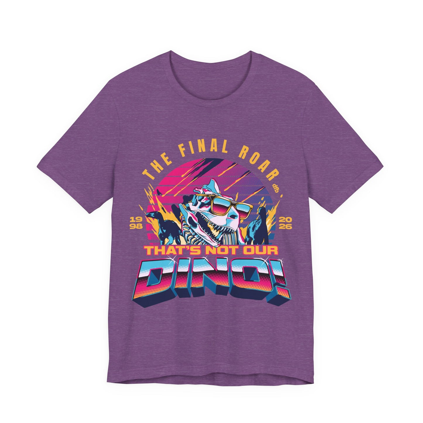 The Final Roar- DINOSAUR - Adult Tee Shirt