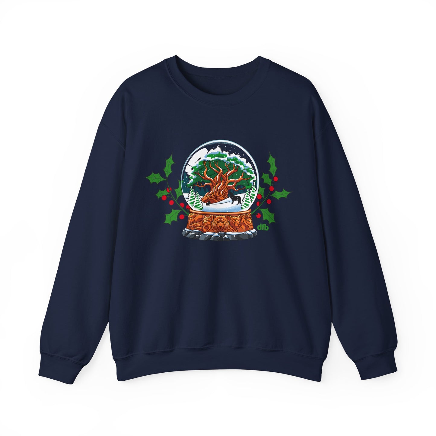 Animal Kingdom Snowglobes - Adult Crewneck Sweatshirt