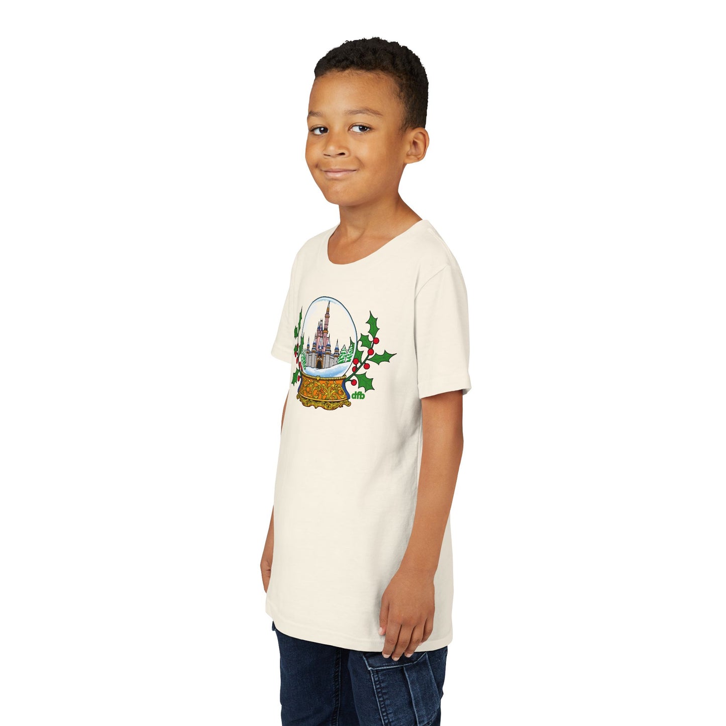 Magic Kingdom Snowglobes -  Kid's Short Sleeve Tee Shirt
