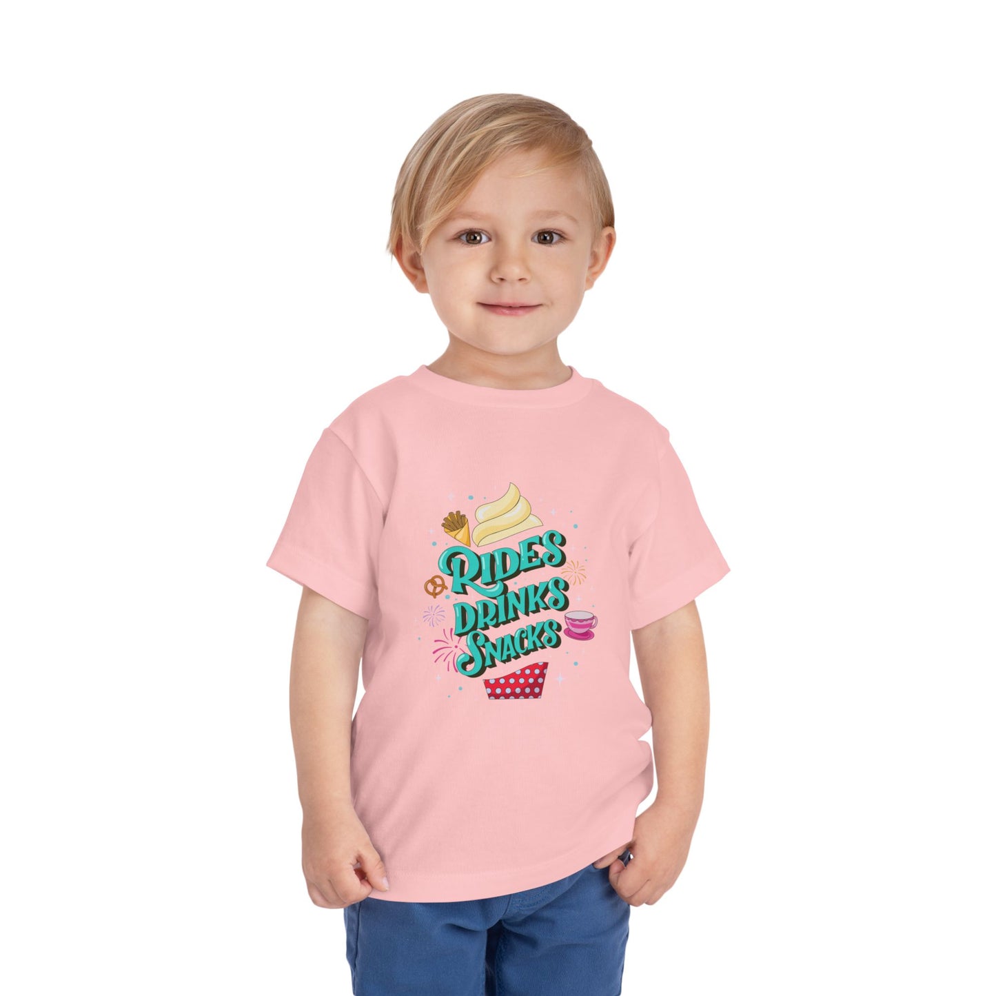 Rides, Drinks, Snacks - Toddler T-shirt