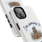 Snowy, Cabin Castle I'm Coming to the Cottage - Tough Magnetic Phone Case