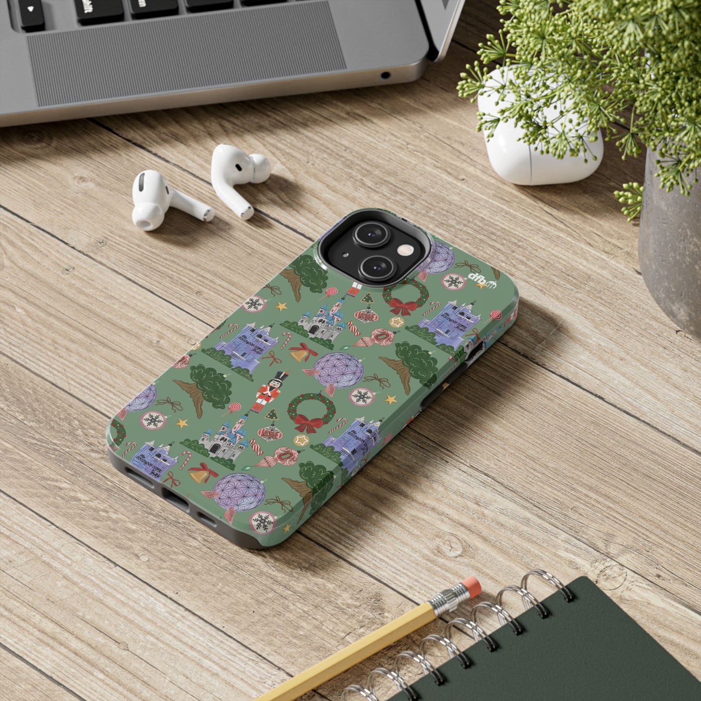 Park Icons Vintage Ornaments - Apple Phone Case