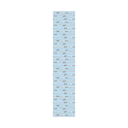 Ready to Ride, Light Blue Background - Gift Wrap Papers