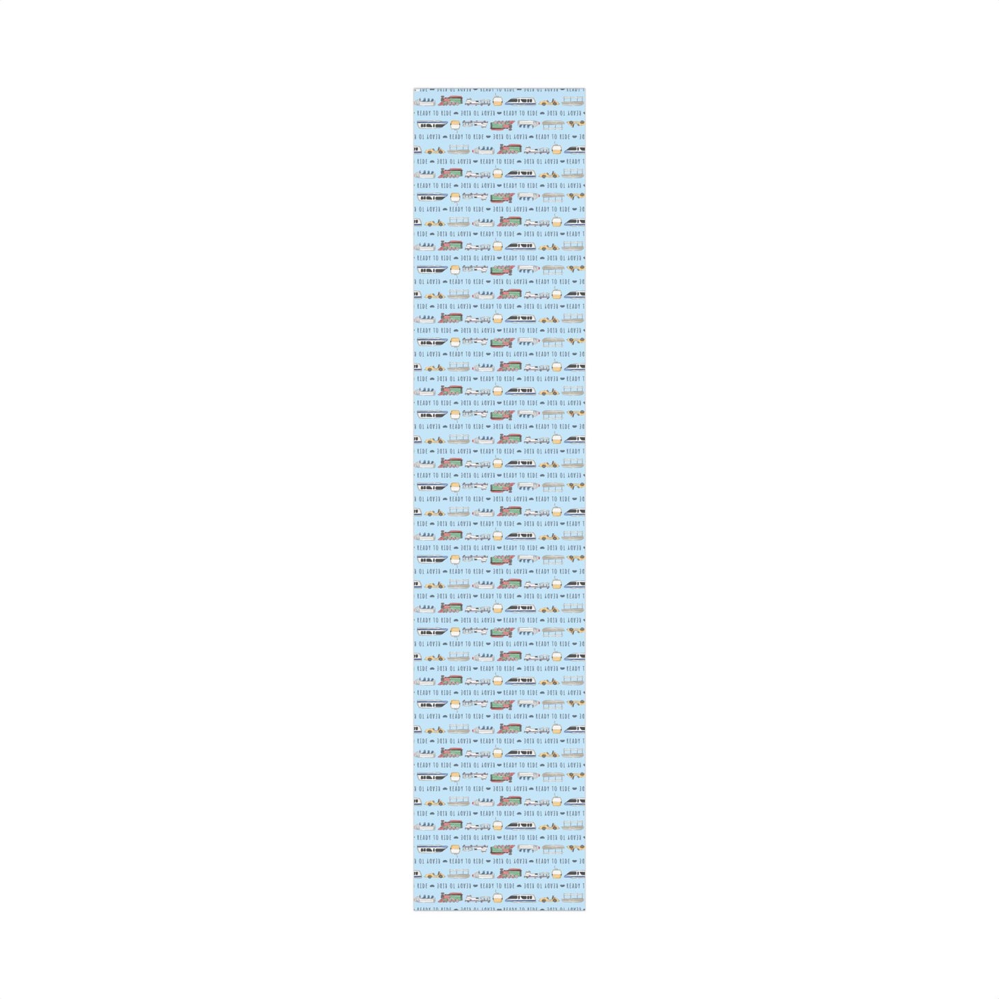 Ready to Ride, Light Blue Background - Gift Wrap Papers