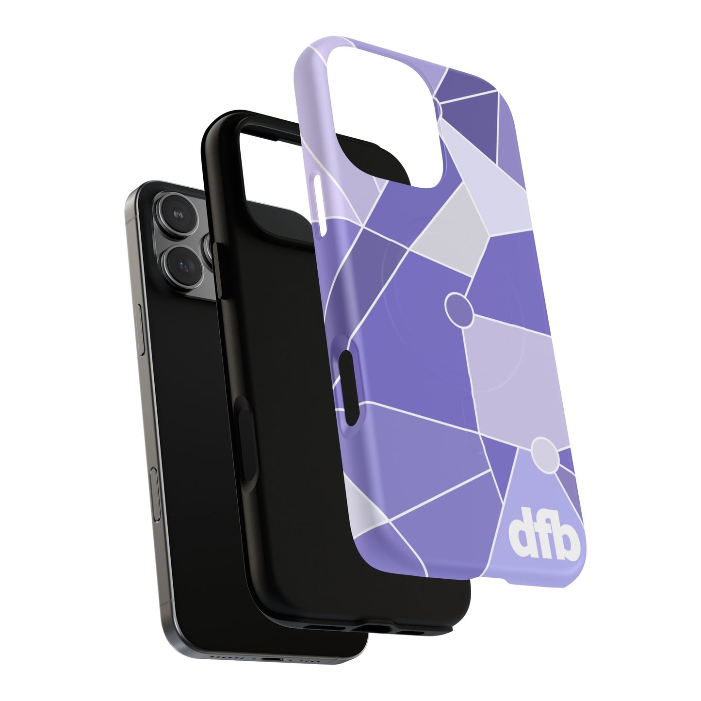 Tomorrowland Purple Wall - Tough Magnetic iPhone Case