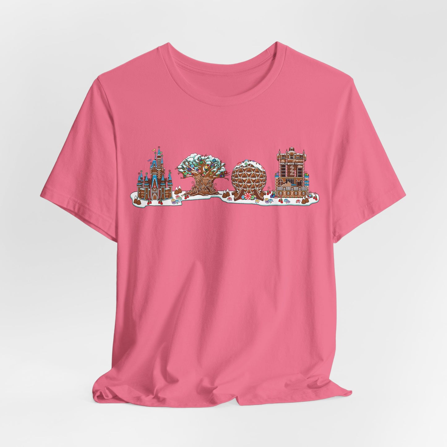 Gingerbread Park Icons - Adult Tee Shirt