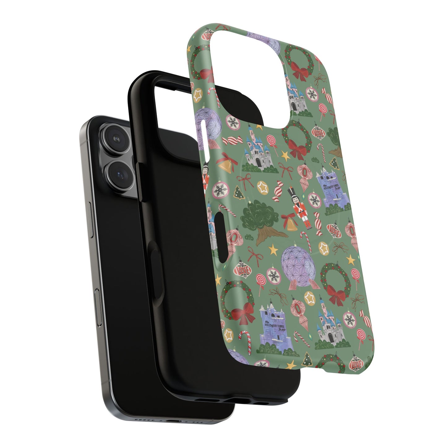 Park Icons Vintage Ornaments - Tough Magnetic iPhone Case