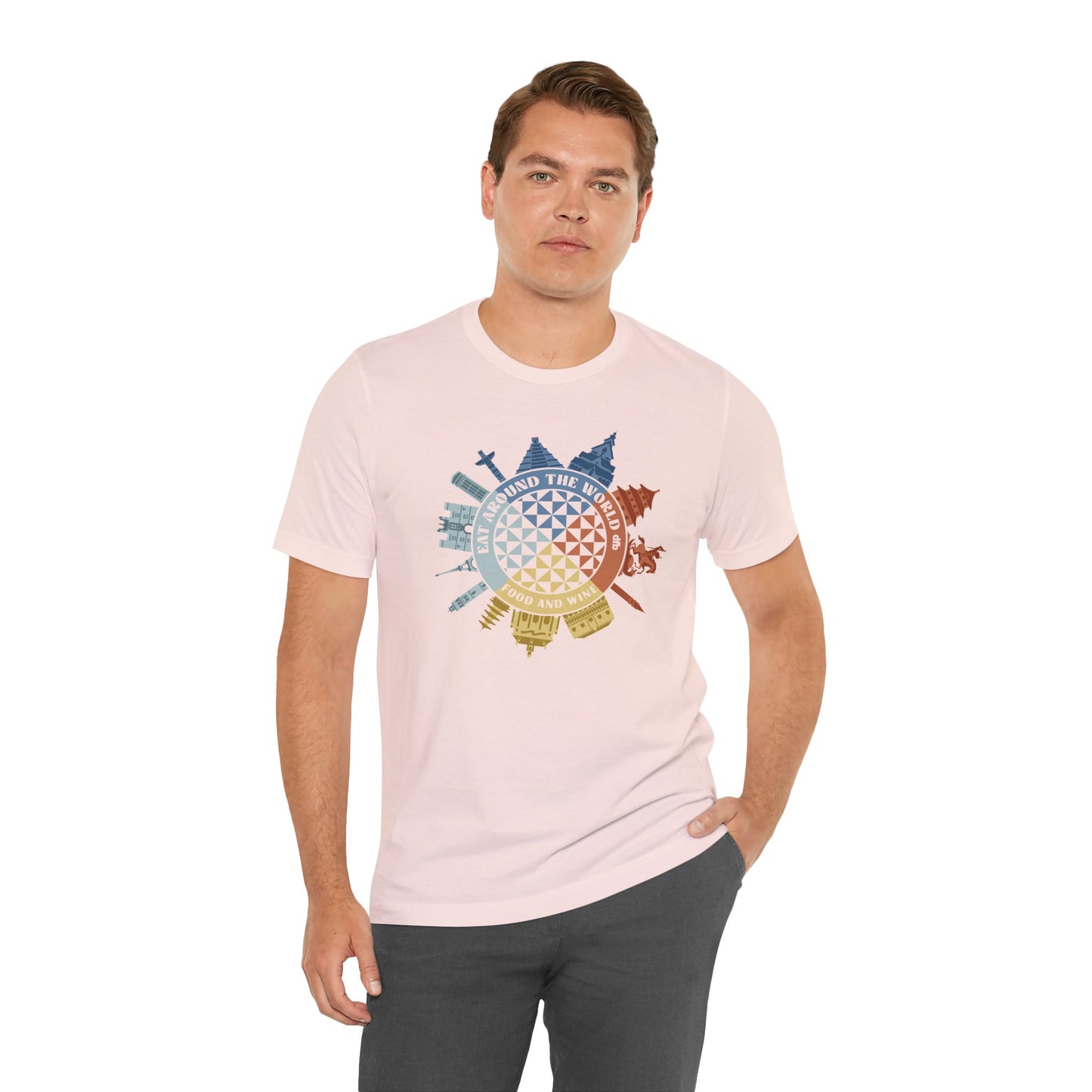 Food & Wine Compass - Adult Tee Shirt
