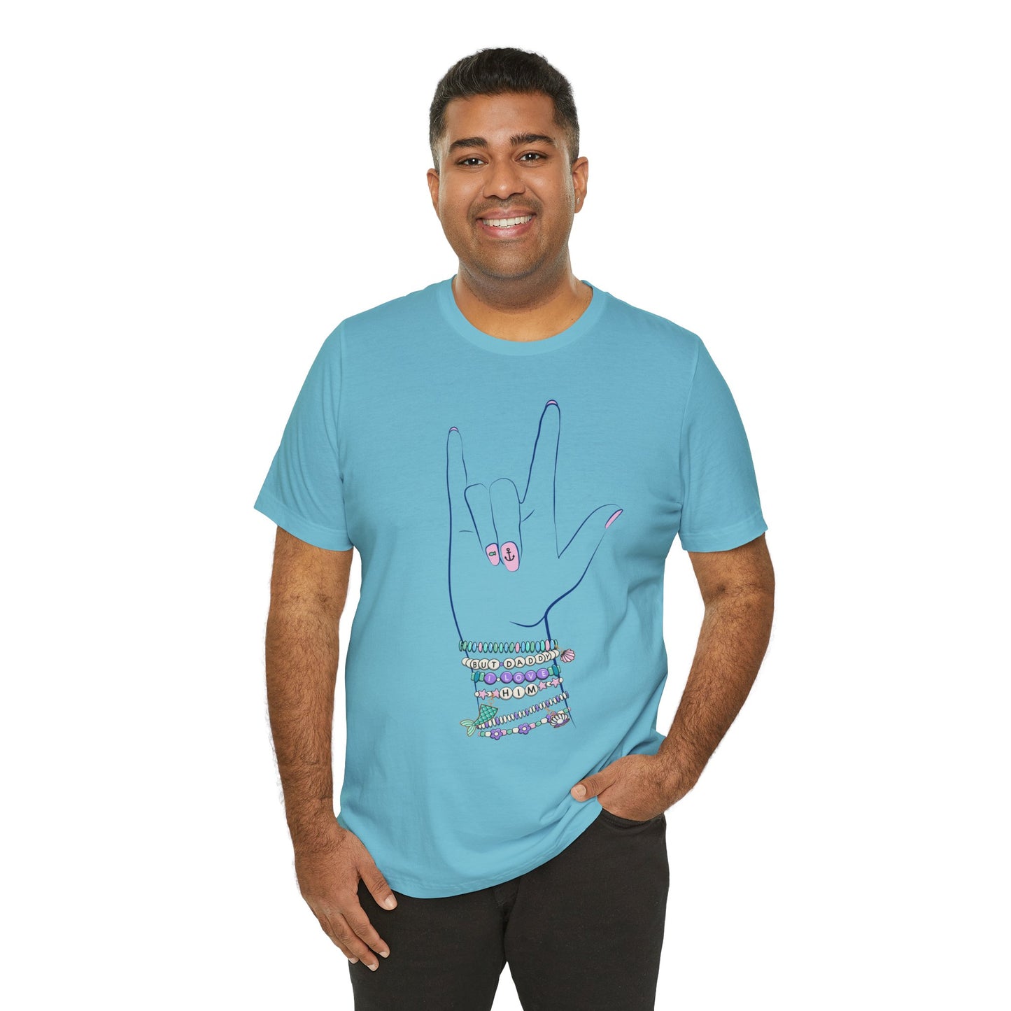 "But Daddy I Love Him!" - Friendship Bracelets - Adult Tee Shirt