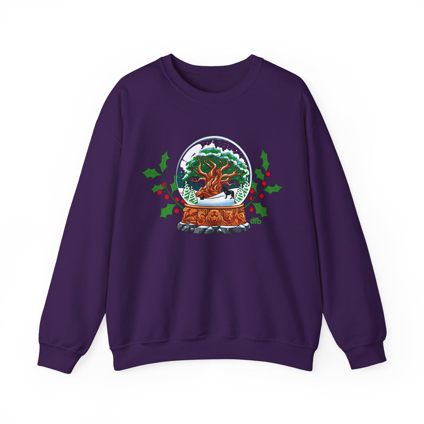 Animal Kingdom Snowglobes - Adult Crewneck Sweatshirt