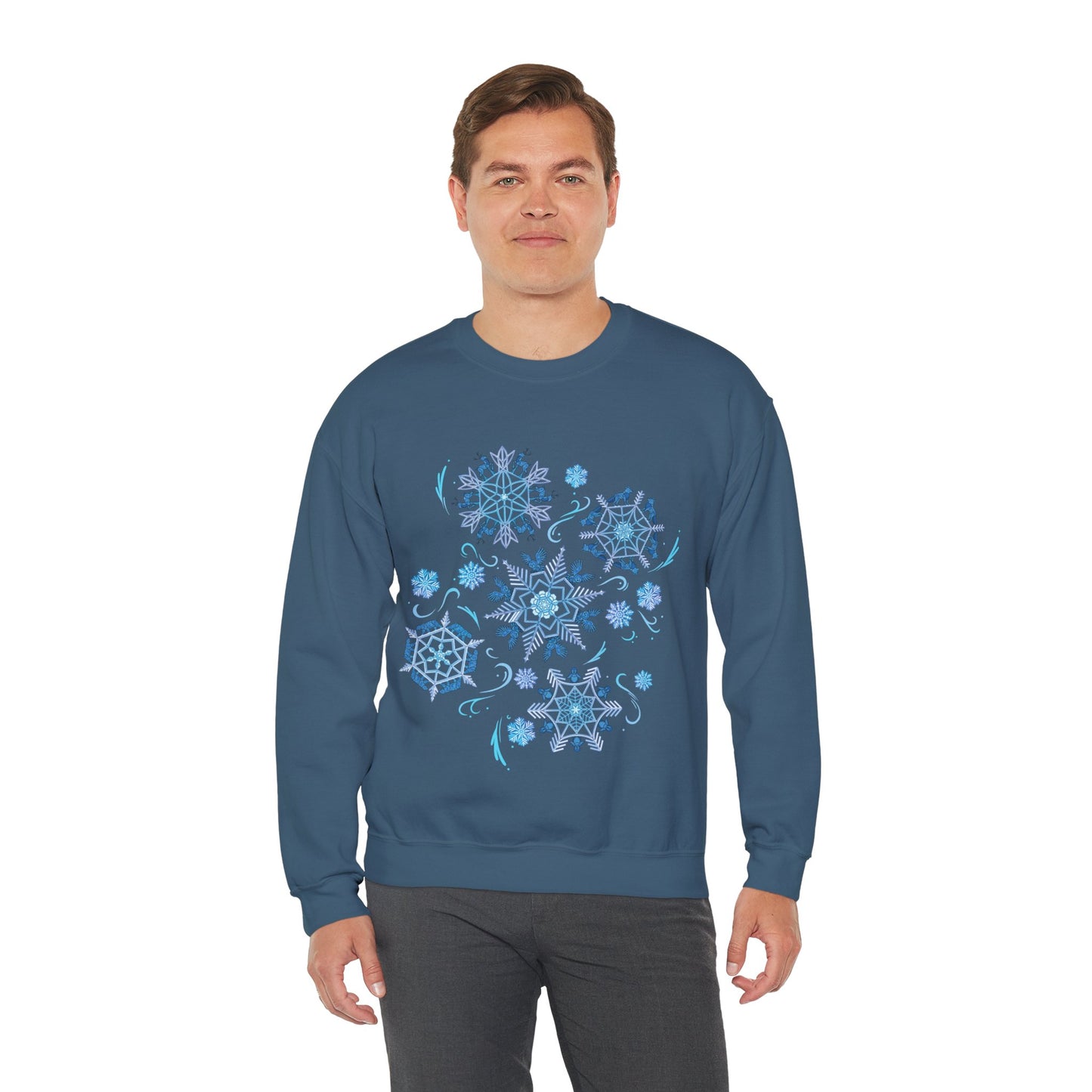 Merry Menagerie - Animal Kingdom Puppets - Adult Crewneck Sweatshirt