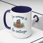 Snowy Cabin Castle I'm Coming to the Cottage - Mug, 11oz and 15oz