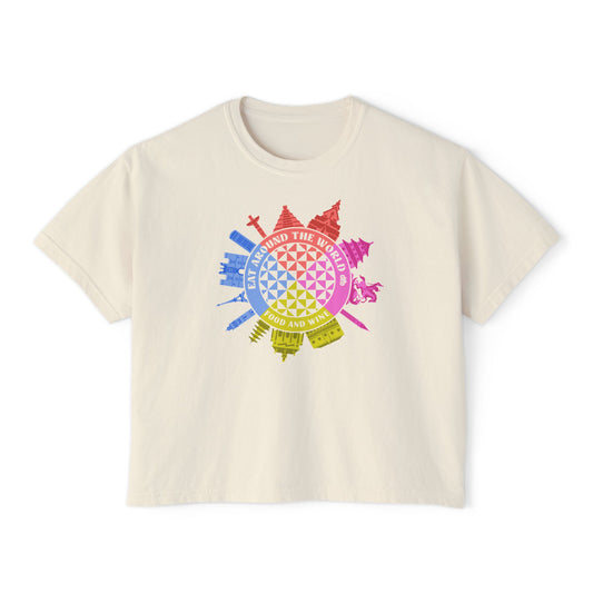 LIMITED EDITION Food & Wine Compass  - Women's Boxy Tee