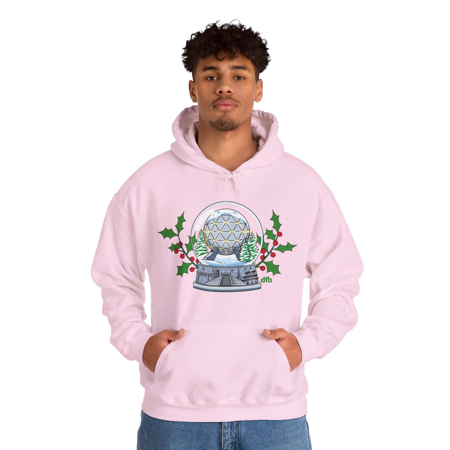EPCOT Snowglobes -  Adult Hoodie Sweatshirt