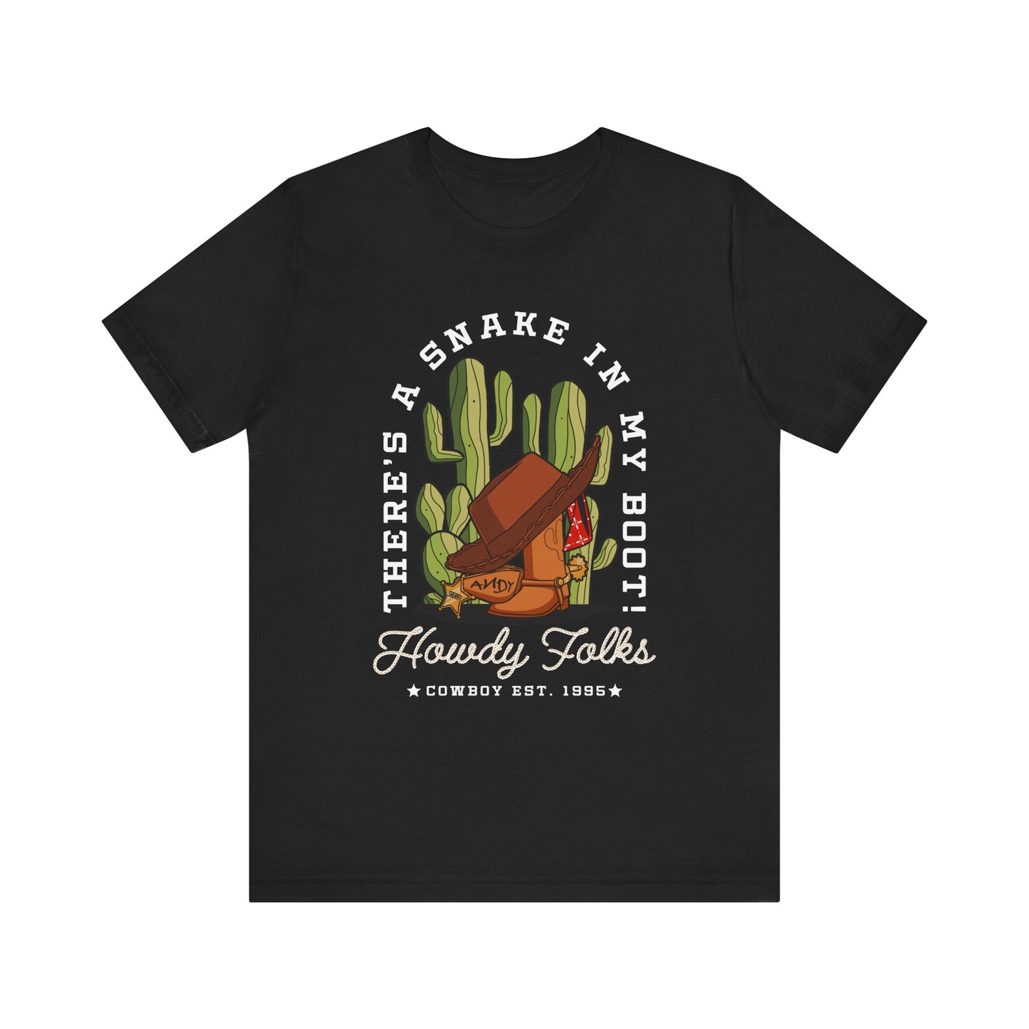 Howdy Folks - Adult Tee Shirt