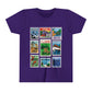 Animal Kingdom Vintage Stamps - Youth Short Sleeve Tee Shirt