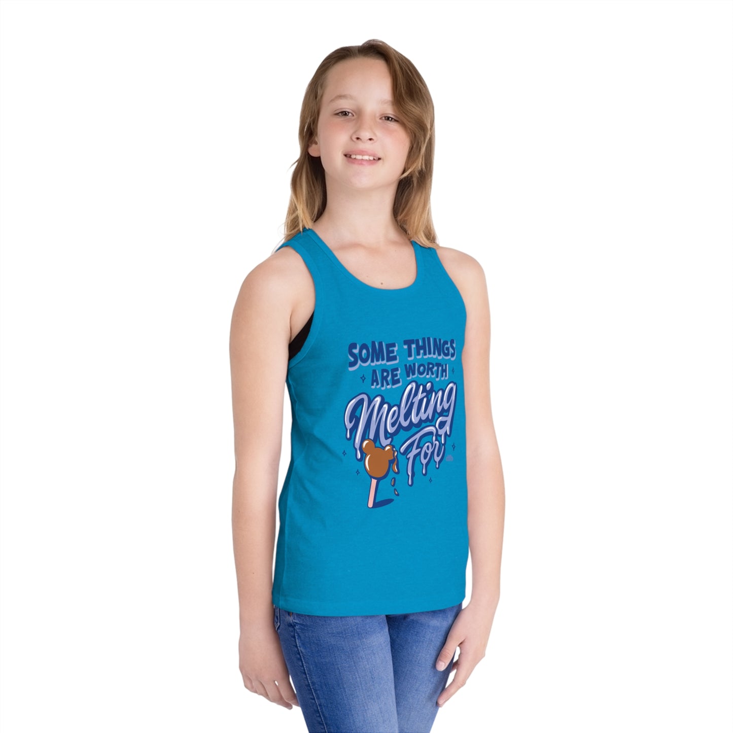 Some Things Are Worth Melting For - Kid's Jersey Tank Top