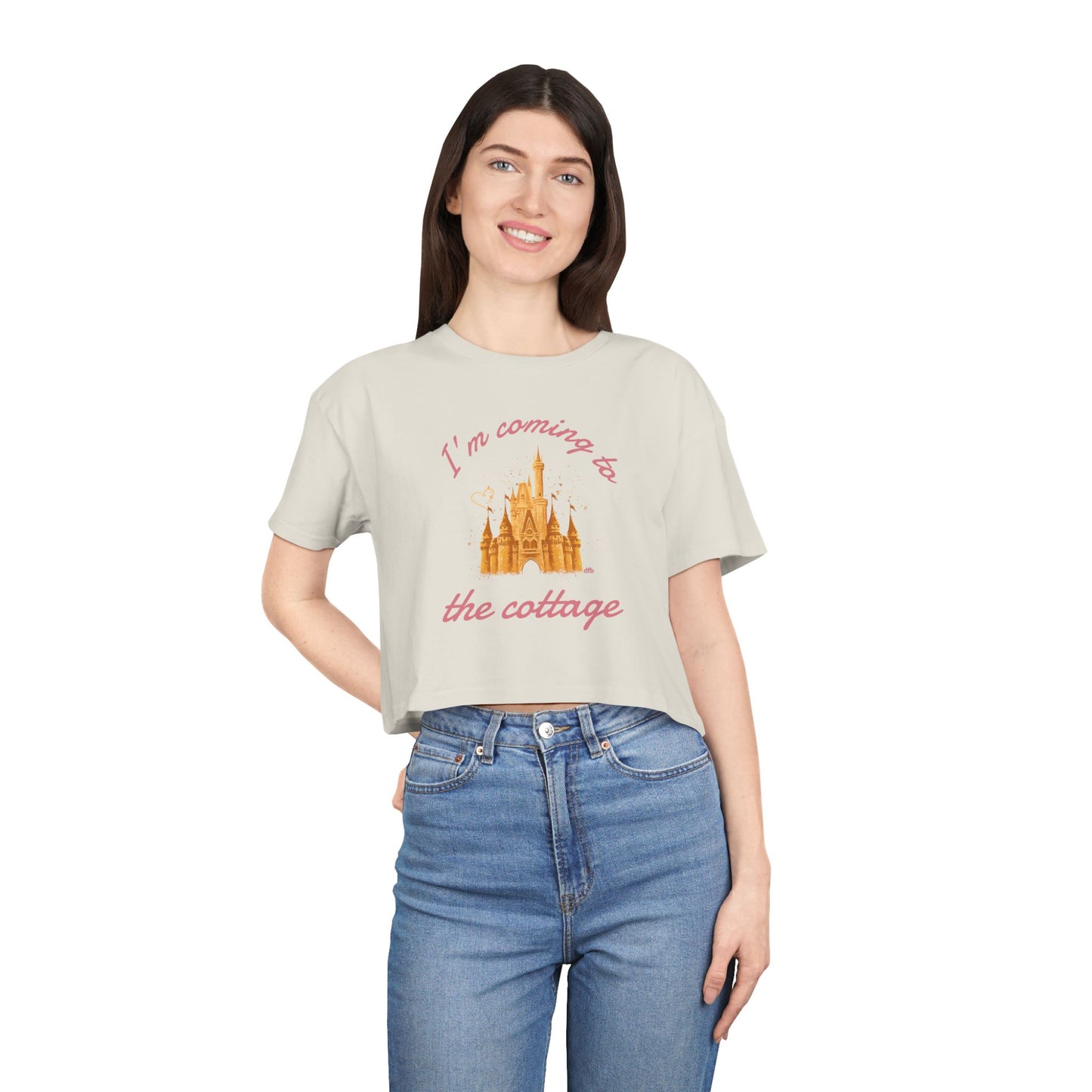 I'm Coming to the Cottage - Women's Crop Tee