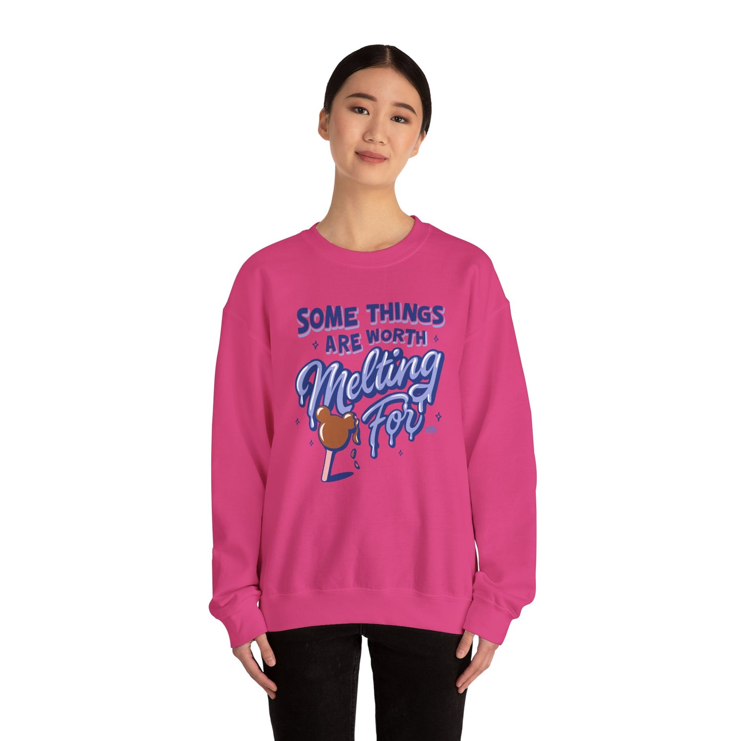 Some Things Are Worth Melting For - Adult Crewneck Sweatshirt